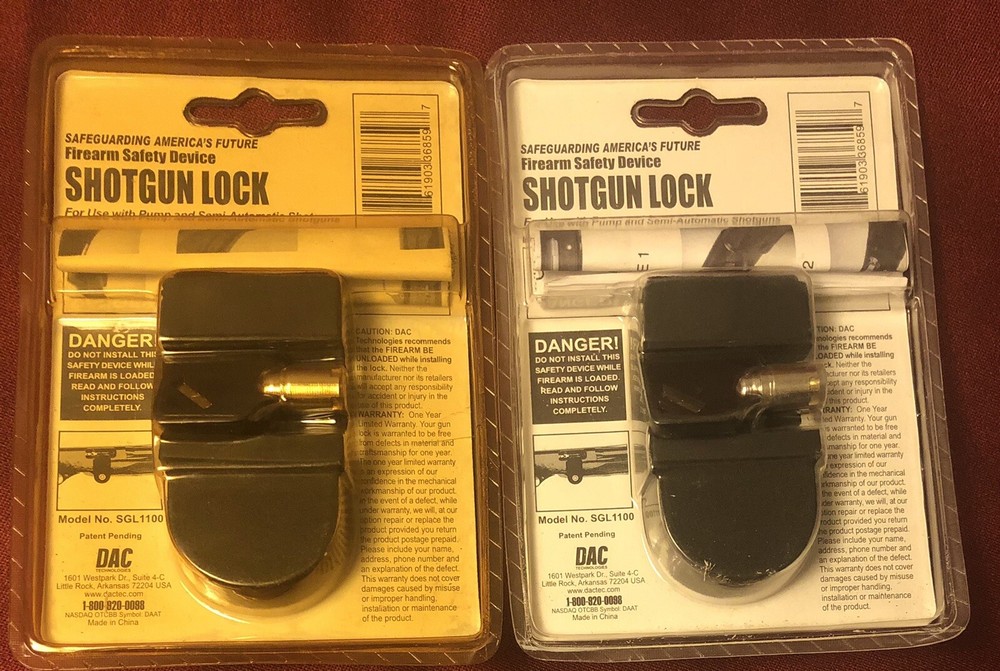 2 DAC Shotgun Trigger Locks