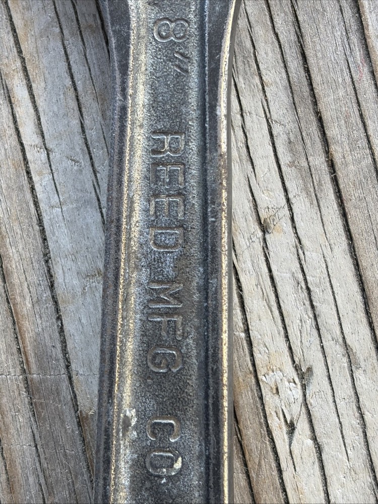 Vintage 8”Reed Adjustable Valve Packing Wrench Combination Tools