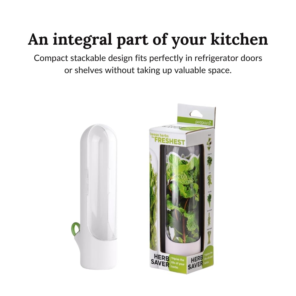 Mini Herb Saver Mini, White/Green