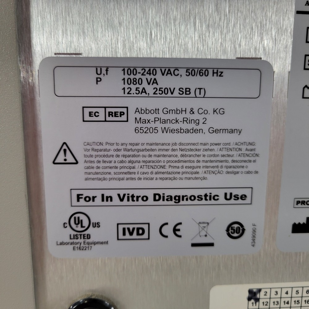 Abbott 9K15-01 m2000rt Real Time PCR Diagnostic System w/ Control Computer