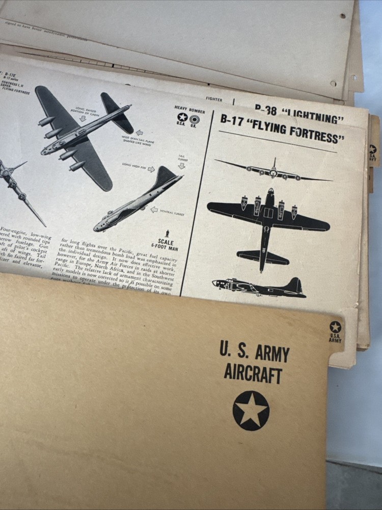WWII Navy Dept Aircraft Recognition Training Document