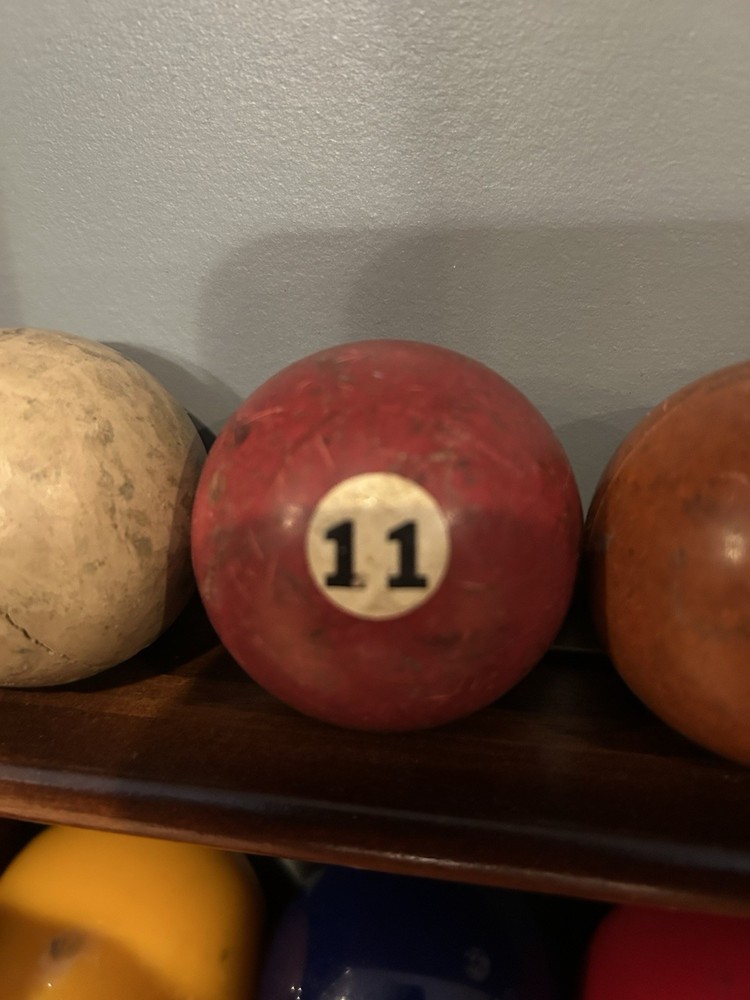 vintage pool balls