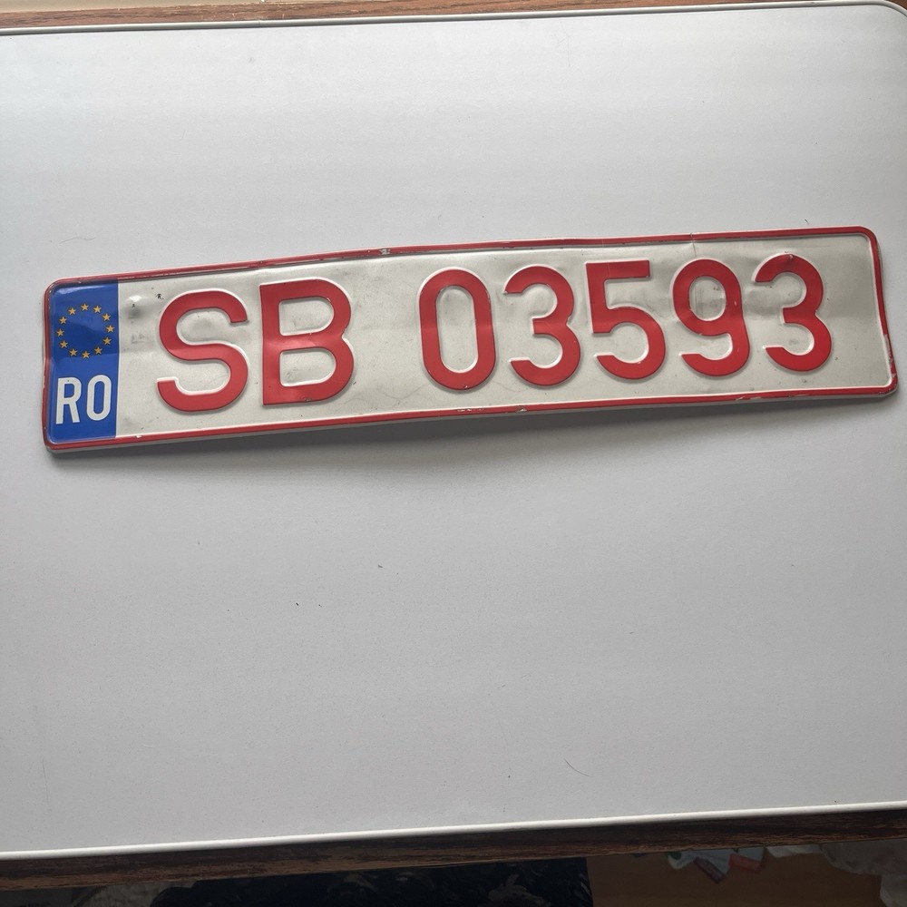 ROMANIA LICENSE PLATE