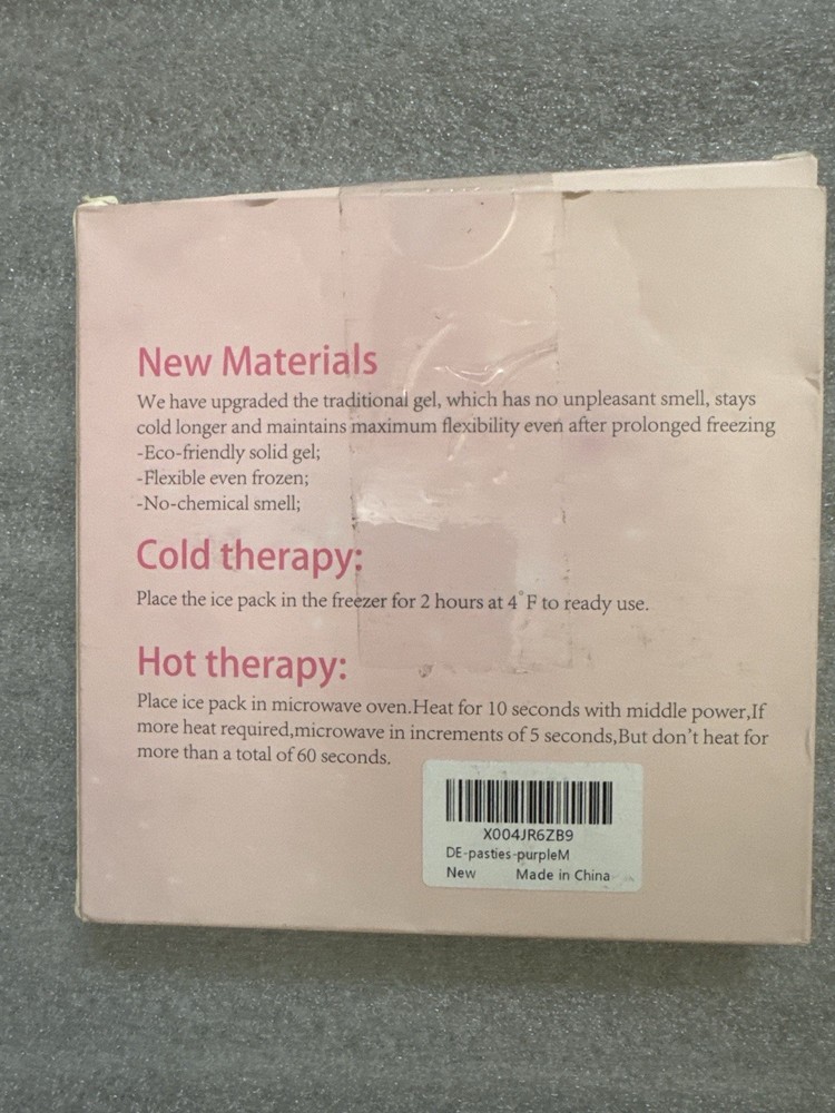 Breast Ice Pack Hot & Cold Therapy – 2 Gel Packs (New)