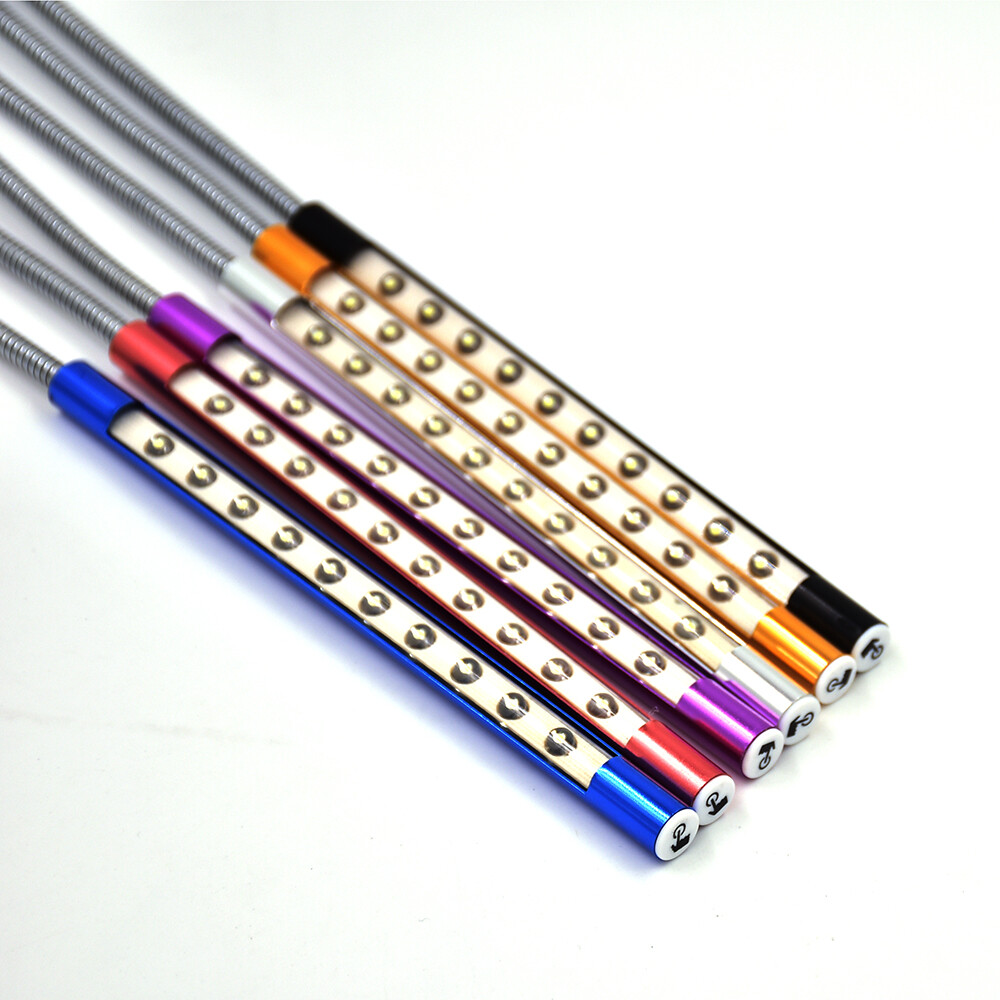 Flexible Touch Switch USB Light Lamp 10 LED for Notebook Laptop Keyboard Reading