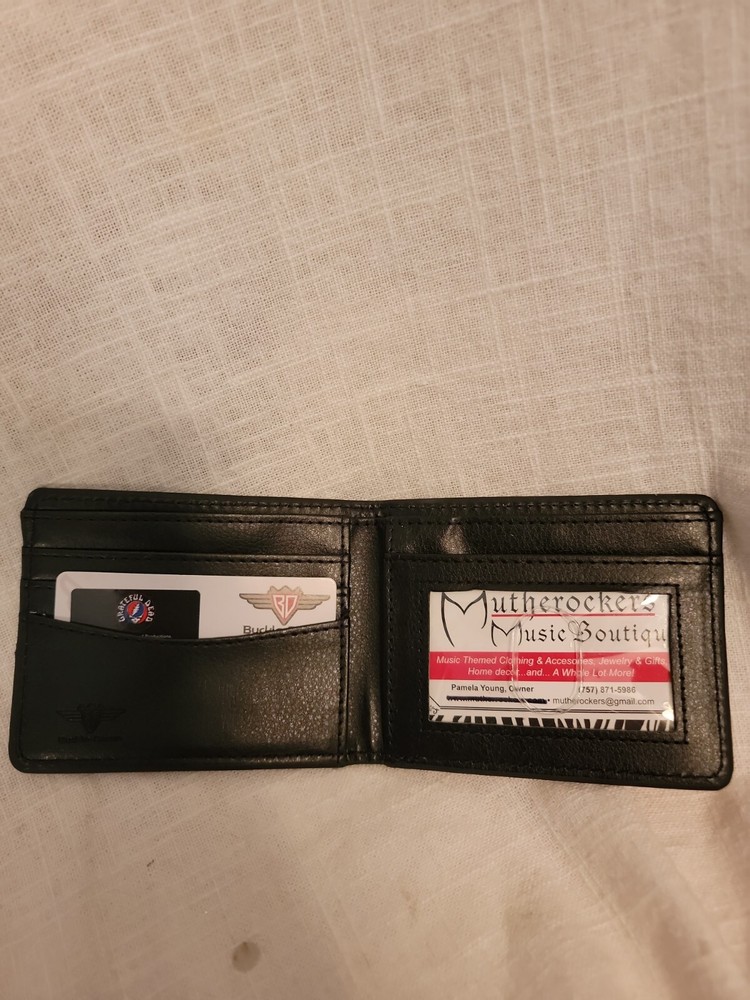 BLUE TIE DYE SPIRAL BI-FOLD WALLET