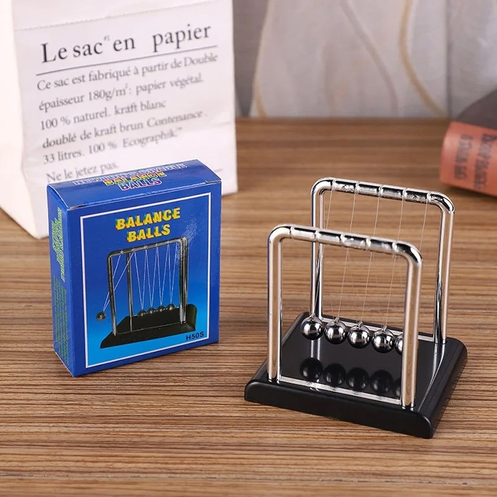 Bolas de equilibrio Newton Cradle Bolas de oscilación de péndulo