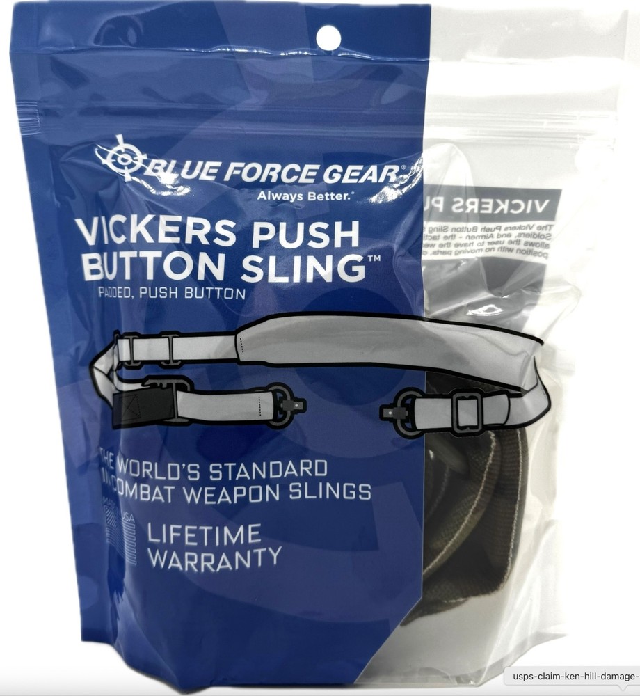 Blue Force Vickers VCAS-PB-200-AA-MC Padded 2-Point Push-Button Sling - Multicam