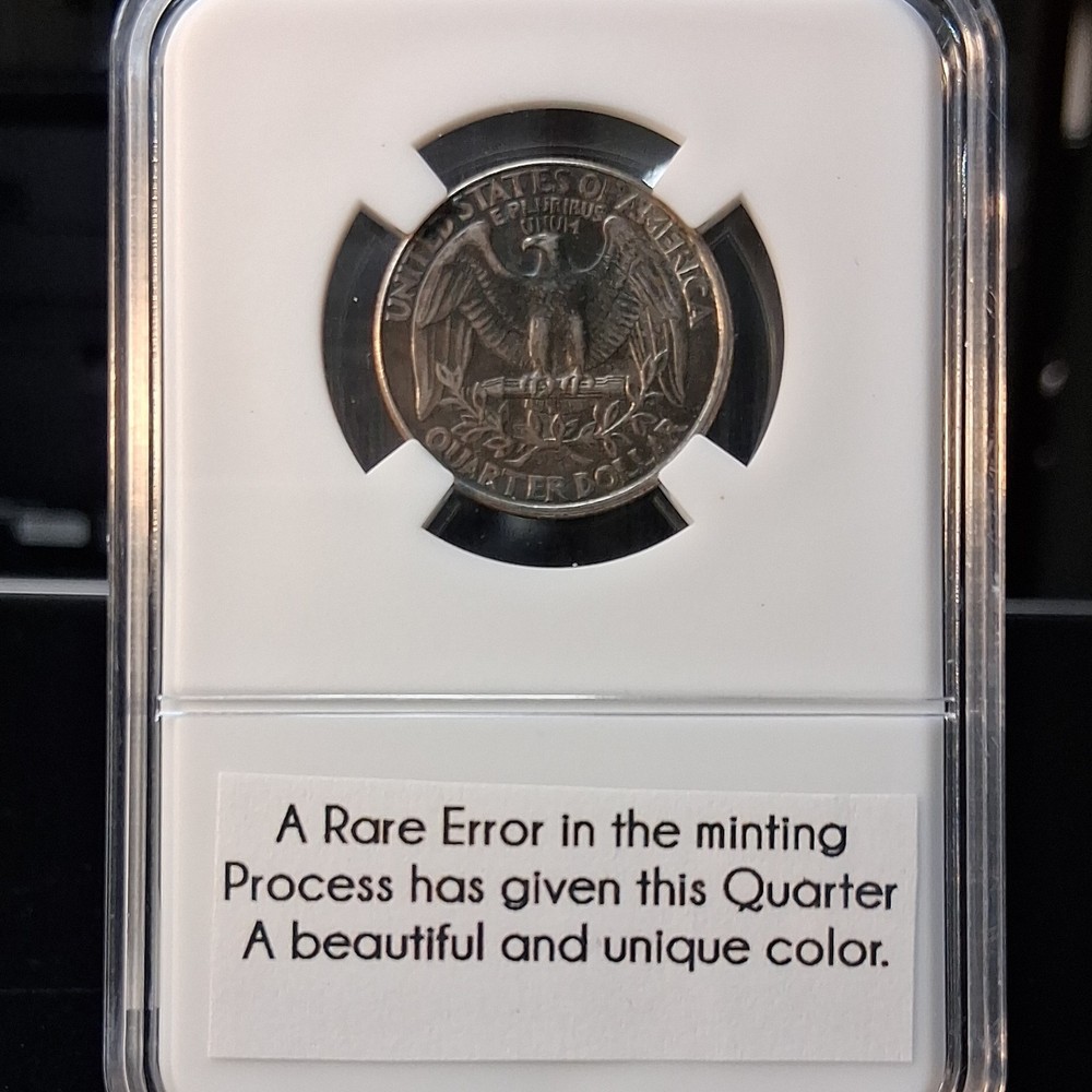 1997 25C Washington Quarter Multi-Error Denver Mint Numismatic Error A96