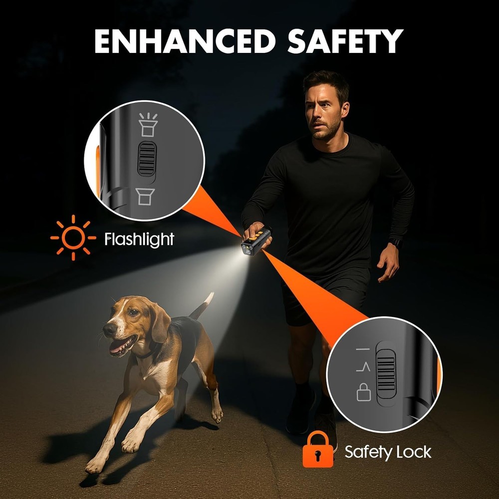 Portable Dog Bark Control Device - Fast Charging, Night Safety & 3X Coverage