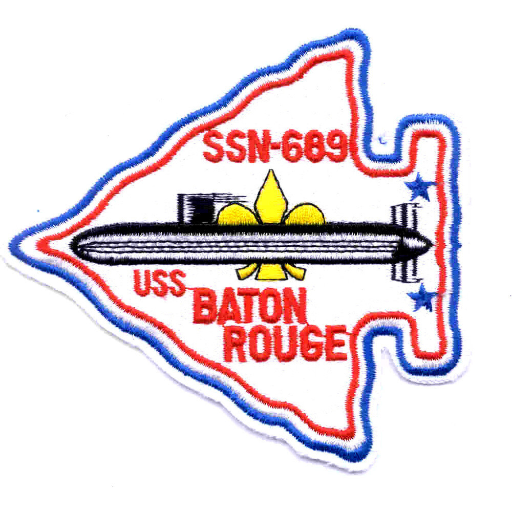 SSN-689 USS Baton Rouge Patch