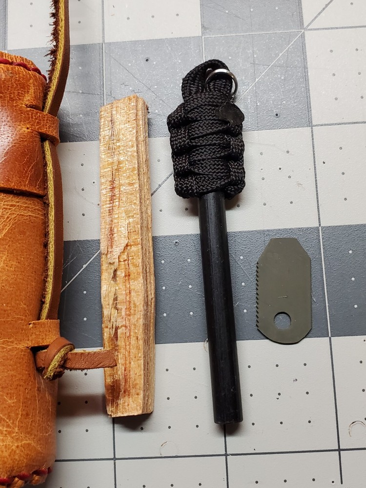 Pocket Fire Kit, Leather Brown