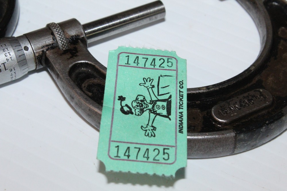 Starret NO. 436 1"-2" And 0"-1" Range Micrometer Tools