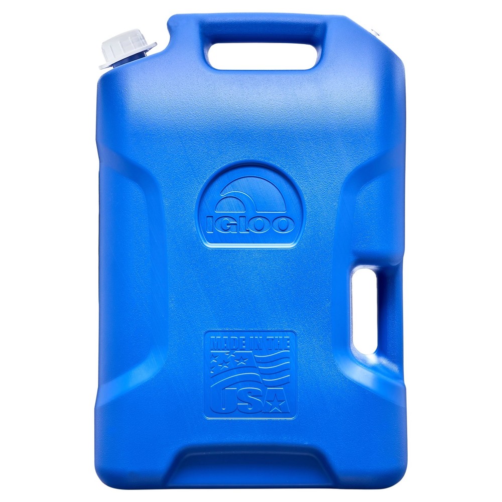 (2 Pack) 6 Gallon Camping Water Storage Container, Blue