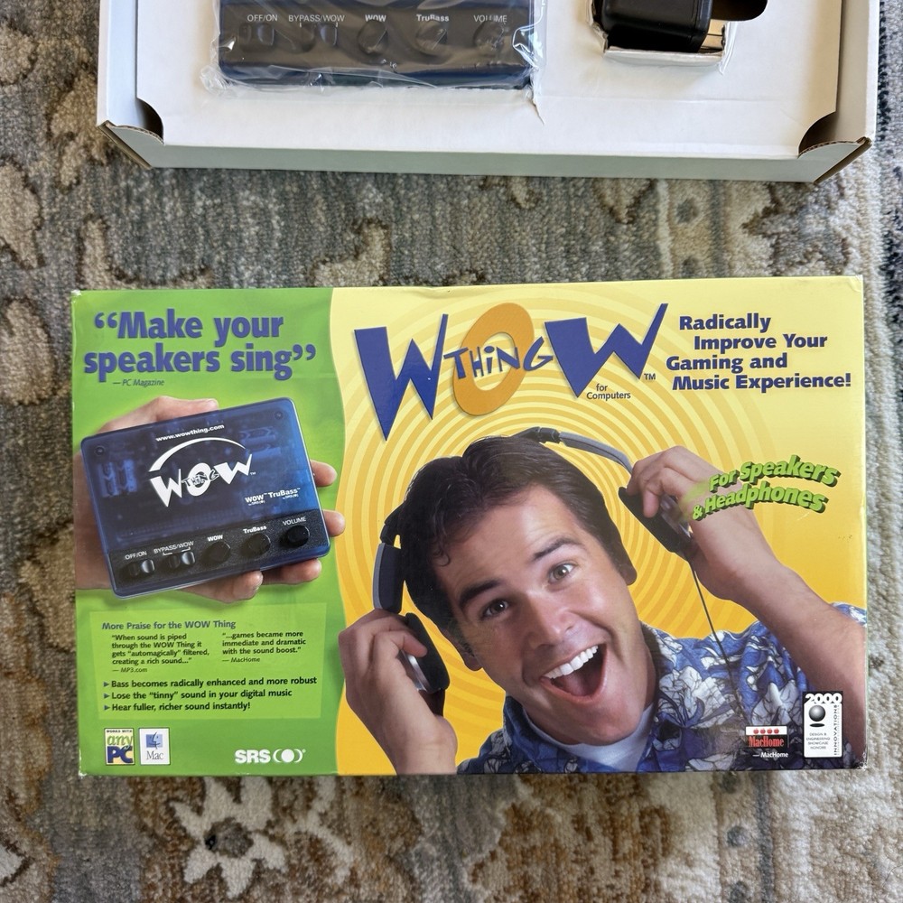 SRS Labs Wow Thing Trubass Audio Processor Never Used New Open Box Windows Mac