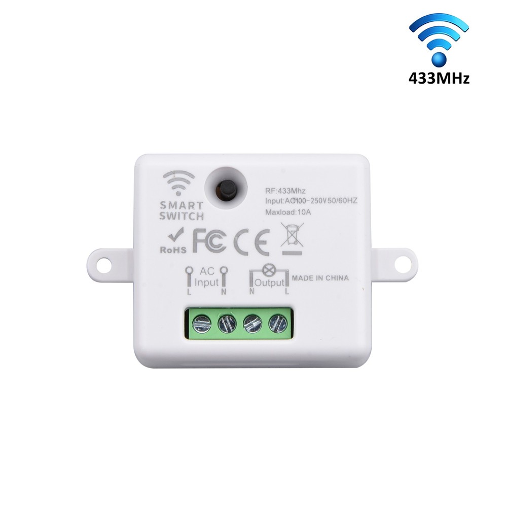 New 433MHz Wireless Remote Control Kinetic Self-powered Wall Light Switch