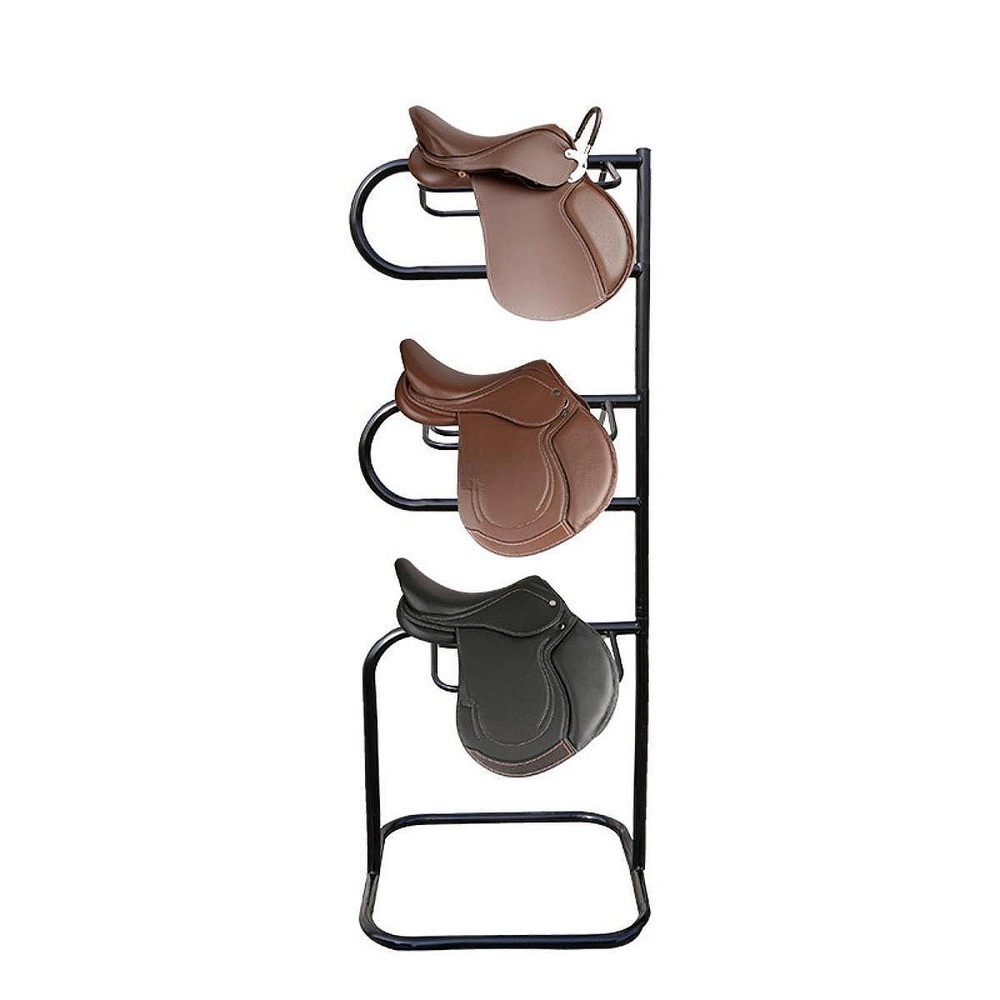 Horse Saddle Rack Rotatable Saddle Stand Standing Saddle Holder
