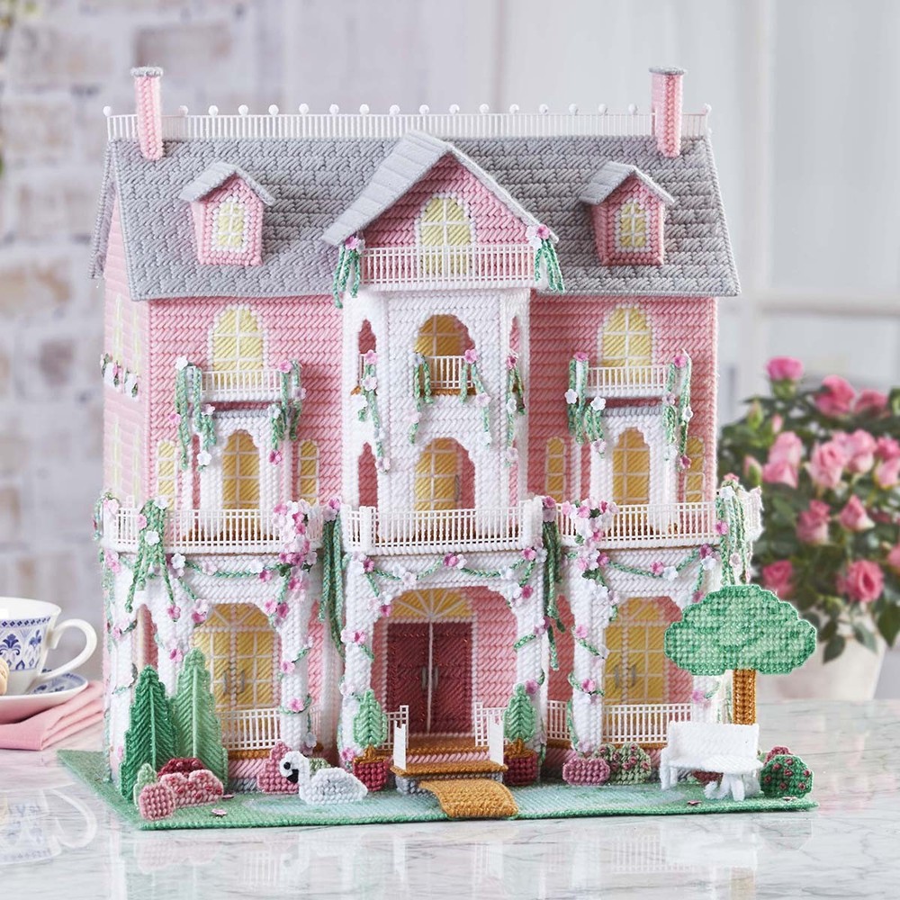 Herrschners® Rosehaven Estate Plastic Canvas Kit