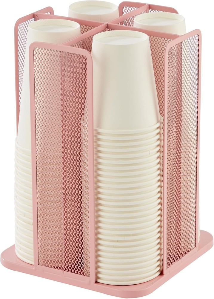 Paper/Plastic Cup and Lid Holder Plastic Stora Organizer,