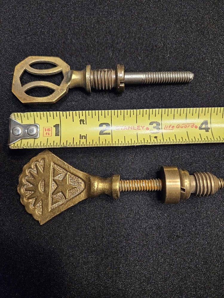 ANTIQUE CHEVAL MIRROR MOUNTING HINGES