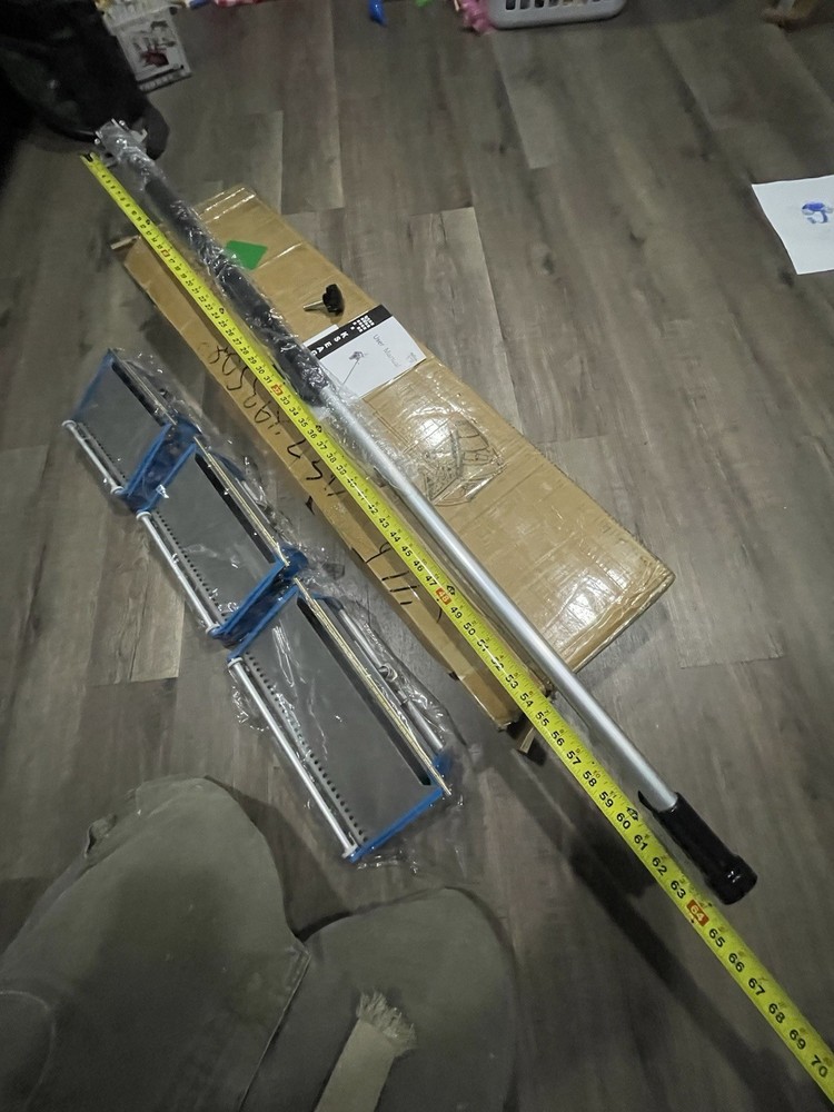 Drywall Flat Box 8”-10”-12” Handle With Brake 42”-64”