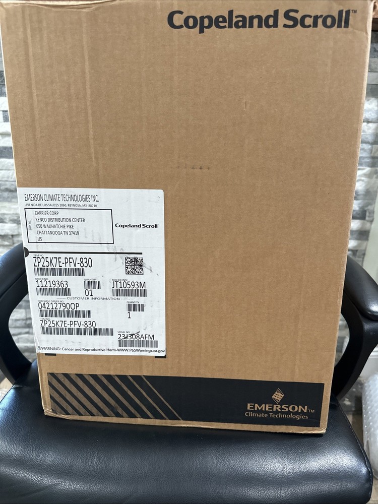 Copeland Scroll ZP25K7E-PFV-830