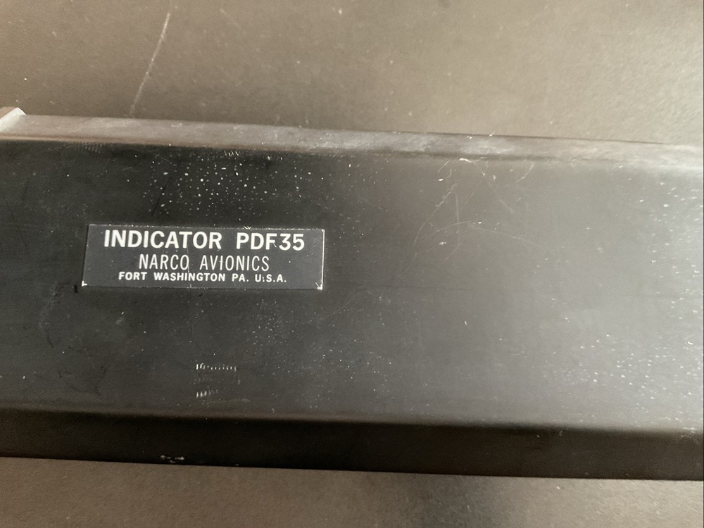 Narco Avionics P/N PDF35 Indicator