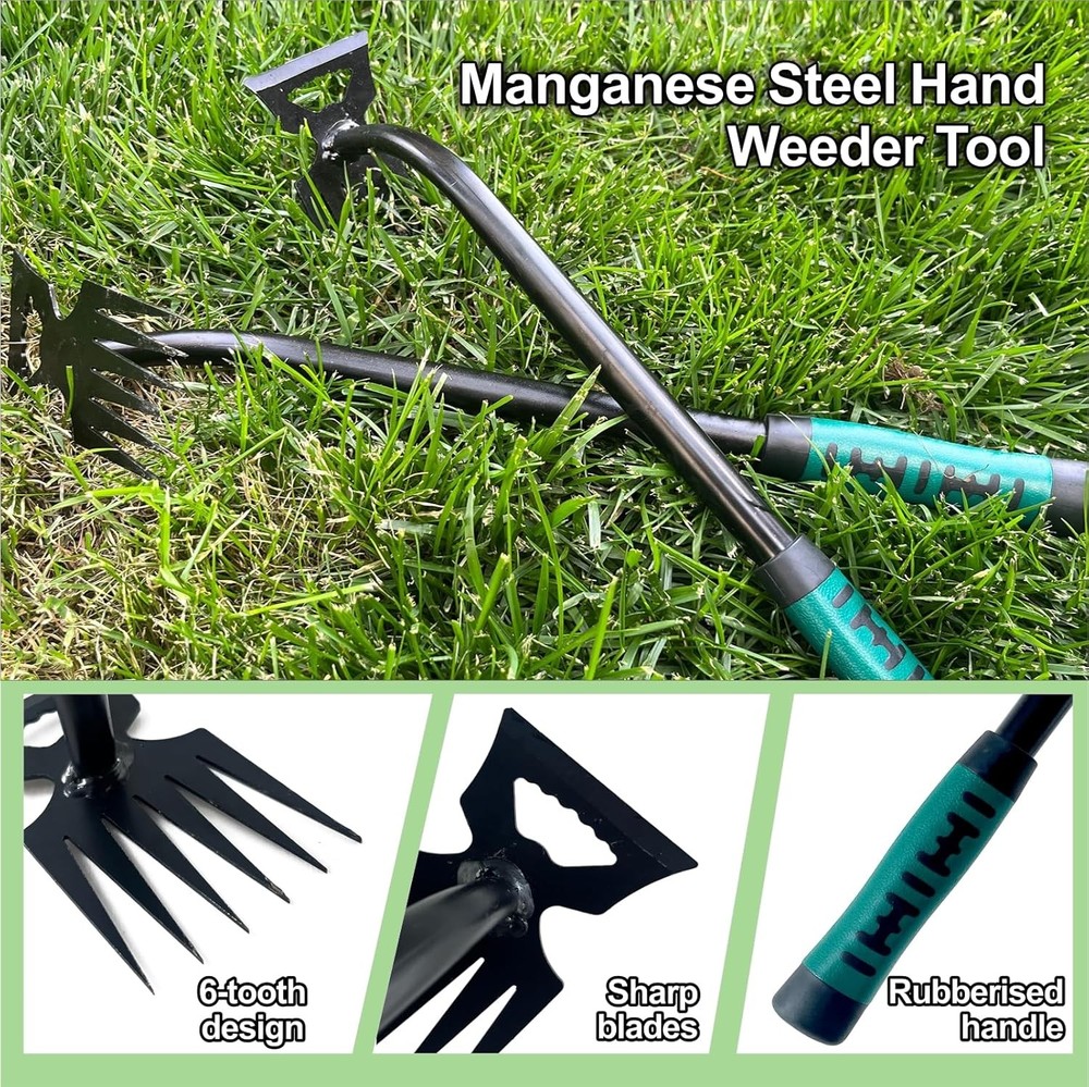 Weed Puller Tool-2Pcs Gardening Hand Weeder Tools, Weeding Artifact Uprooting