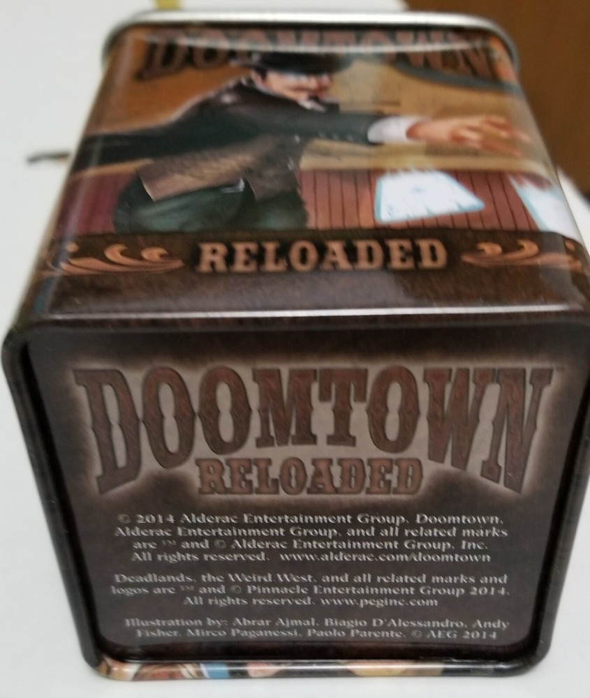 Doomtown Reloaded GenCon 2014 deck tin