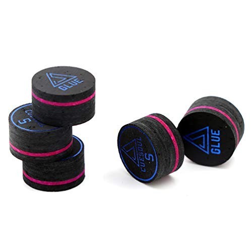 High-Performance Pool & Snooker Cue Tips - Glue-On, Durable, Precision Fit