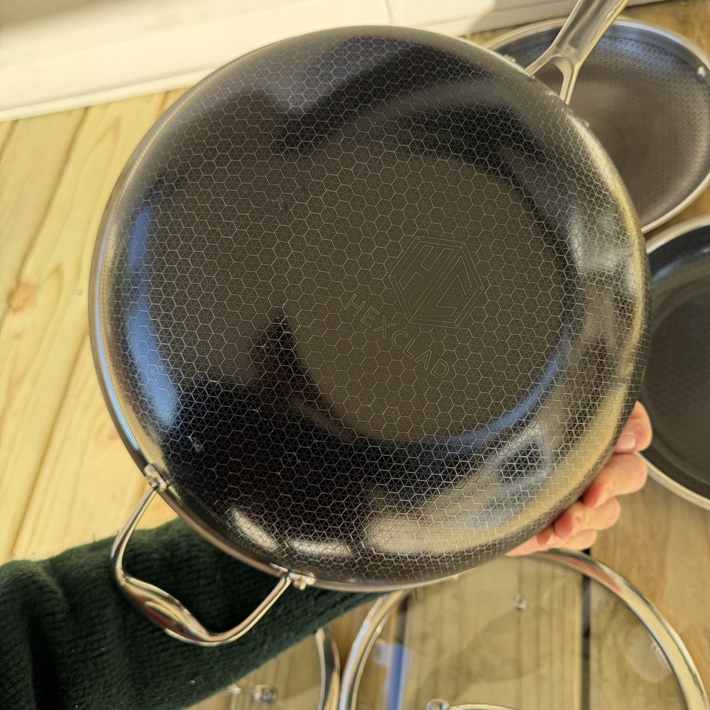 Hexclad Hybrid Cookware 6 Piece Set Preowned Great Condition