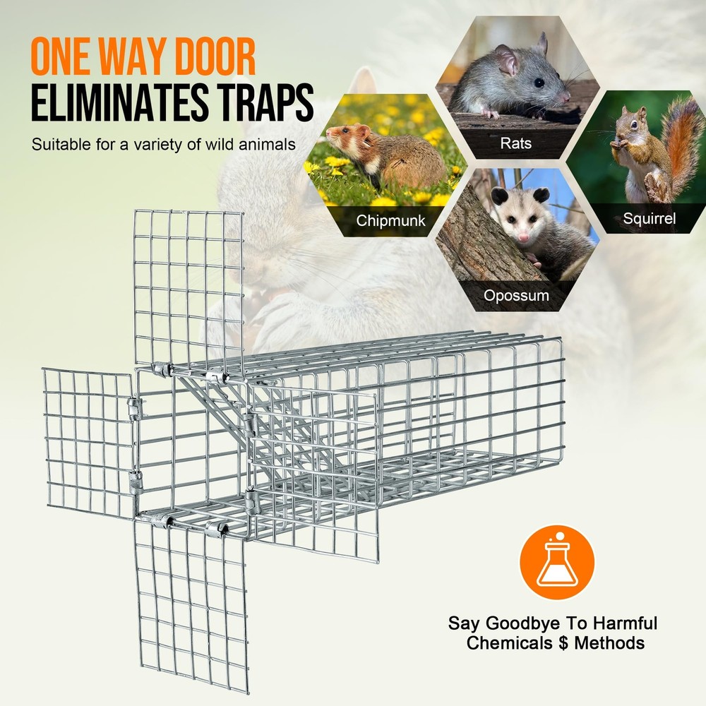 Humane Squirrel Excluder for Attics and Chimneys - Complete Installation Kit