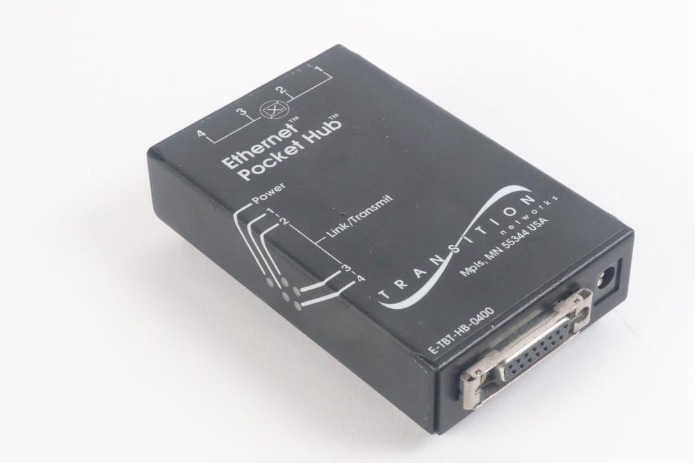 Transition Networks E-TBT-HB-0400 Ethernet Pocket Hub