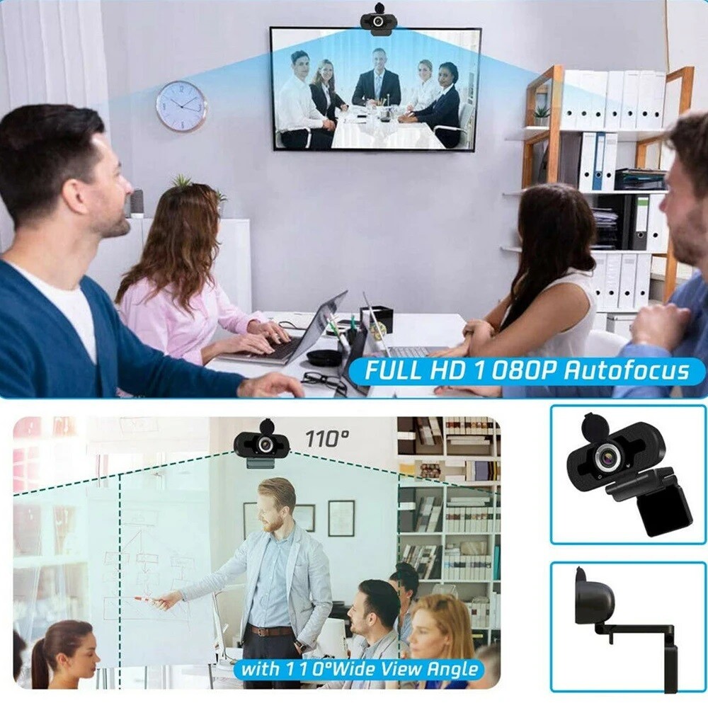 1080P Webcam Video Game Working Streaming Microphone Web Camera For PC Computer