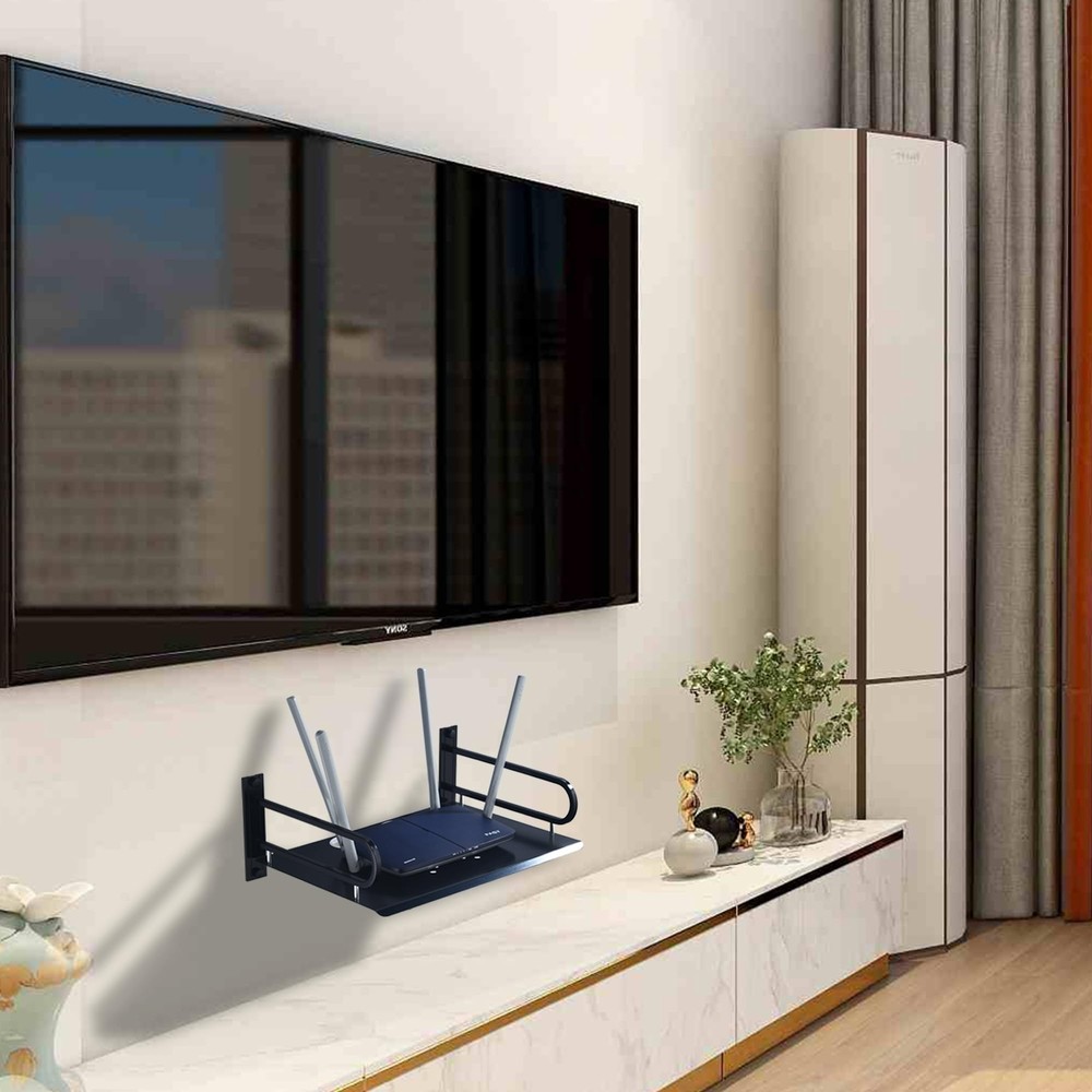 Floating AV ShelvesProjector Wall Mount DVD ShelfFloating Entertainment Cente...