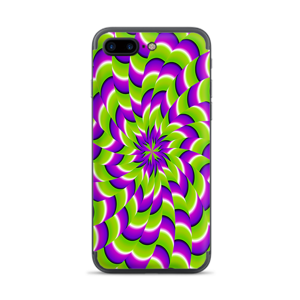Apple iPhone 7 / 8 Plus Skins Decal Wrap Trippy Psychedelic Motion swirl