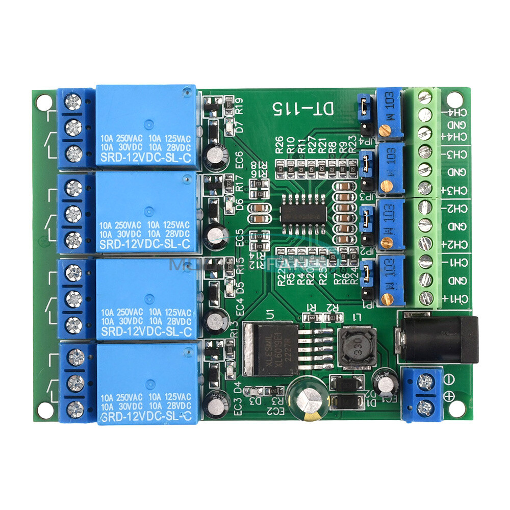 DC 12V 4-Channel Voltage Comparator Stable LM393 Comparator Module