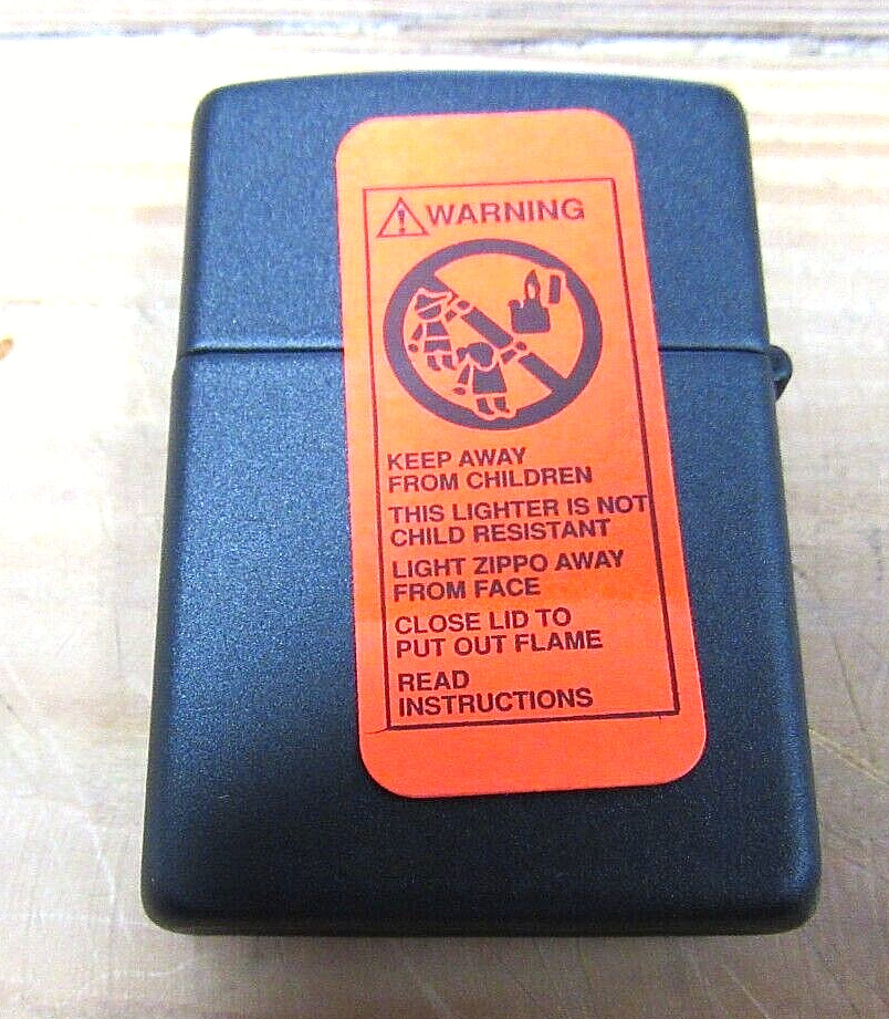 ZIPPO 1996 CAMEL BURST BLACK MATTE LIGHTER NOS SEALED