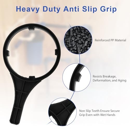 Heavy Duty Water Filter Wrench (6.38" Max Inner Diameter) for Big Blue-Style