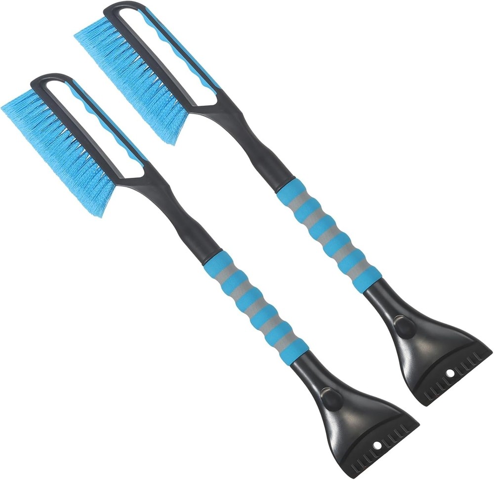 Ergonomic 26.4" Ice Scraper & Snow Brush for Vehicles - Winter Essentials