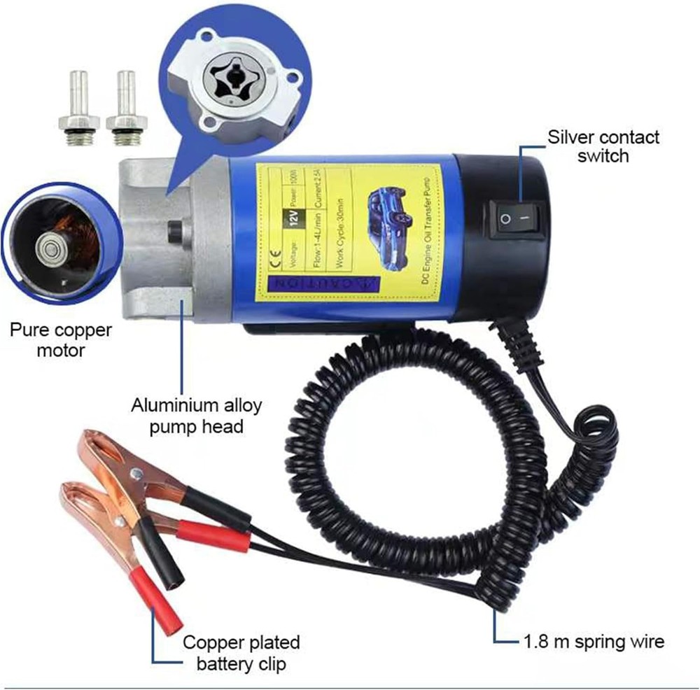 AIGMISON Electric Oil Change Extractor Pump – Efficient & Compact Design