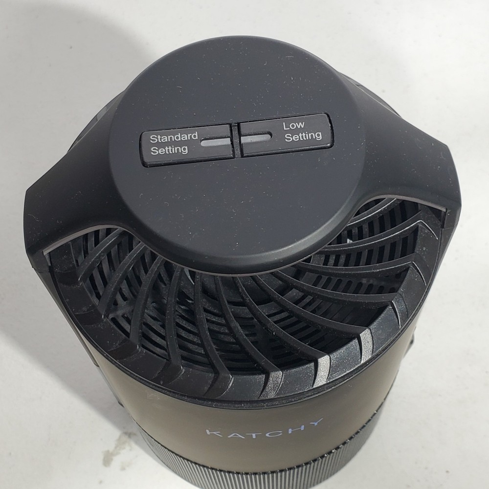 Katchy Automatic Indoor Insect Trap - Black UV Light Table Top Bug Catcher
