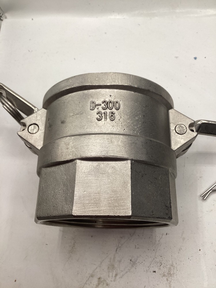 PT Pac Coupling Aluminum D-300 / 316 , Silver 3.24in Bore