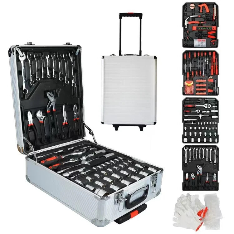Professional Full Set Electrician Multi-function Hardware Household Toolbox