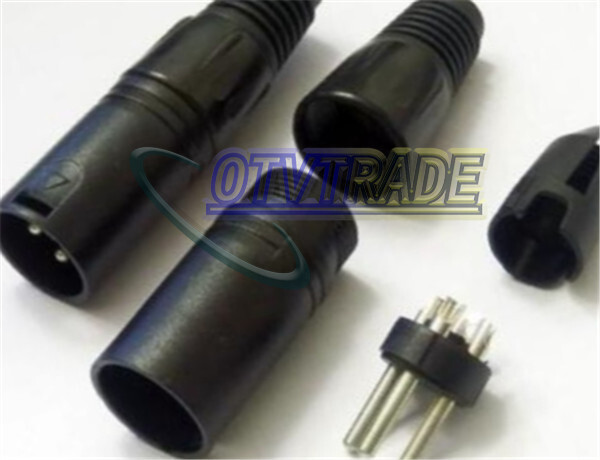 ONE XLR Male 3-pin Plug Connector MicrophPatch NEW