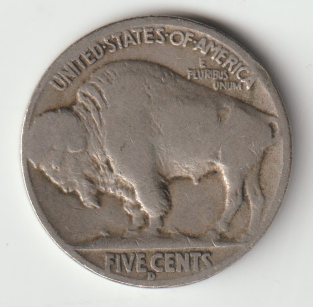 1936-D Buffalo Nickel @
