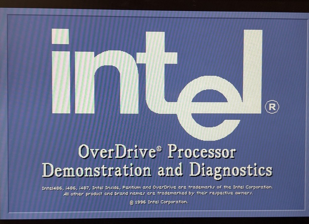 Intel PODP5V83 OverDrive Processor Used