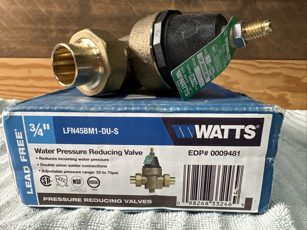 Watts LFN45BM1-DU-S Backflow Preventer Water Technologies *NO Union*
