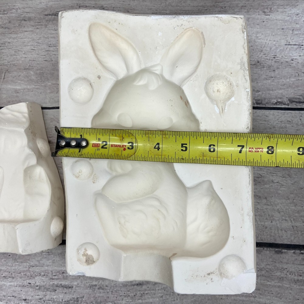 Yozie Ceramic Slip Casting Mold Rabbit Easter Bunny Figurine #363