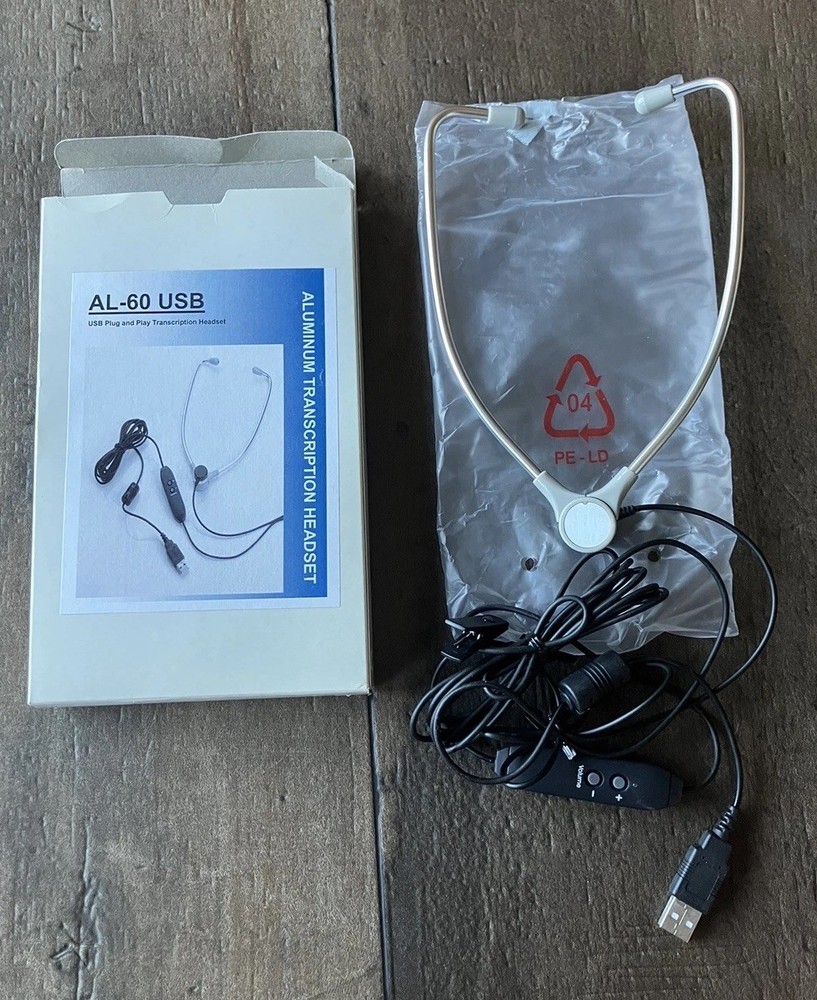 AL60 stethoscope Transcription Headset Stethoscope